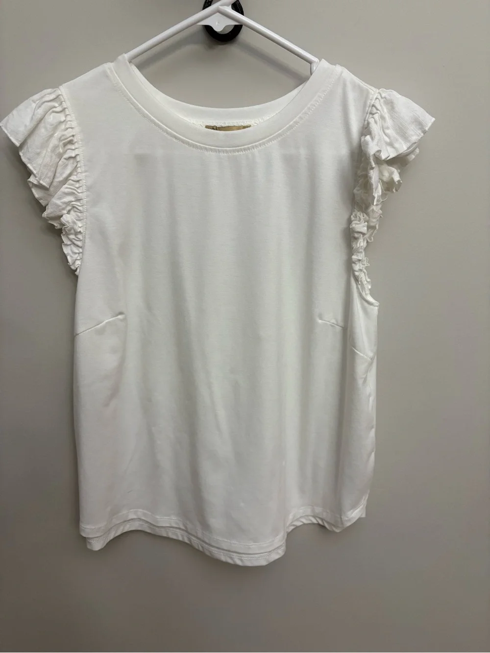 Democracy Ruffle Sleeve Knit Top - Size Small - Picture 2 of 5